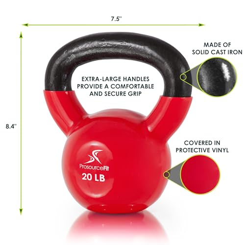 Vinyl Coated Cast Iron Kettlebells J731