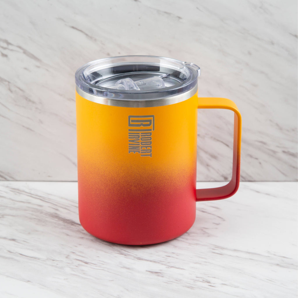 Insulated Coffee Mugs, Set of 2 - Gray X688968