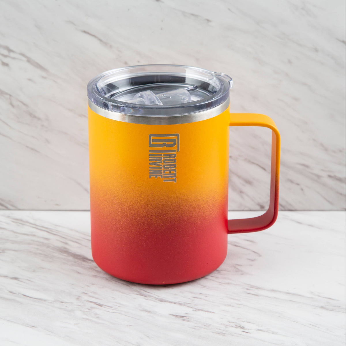 Insulated Coffee Mugs, Set of 2 - Gray X688968