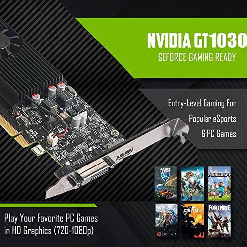 Intel Core i7 16GB RAM 512GB SSD 24-inch Monitor AMD RX 550 RGB Speaker RGB Keyboard Mouse WiFi Win 10 Pro Desktop PC Gaming Bundle F346925