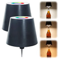 White 2PCS Rechargeable LED Wine Bottle Lamp P5689