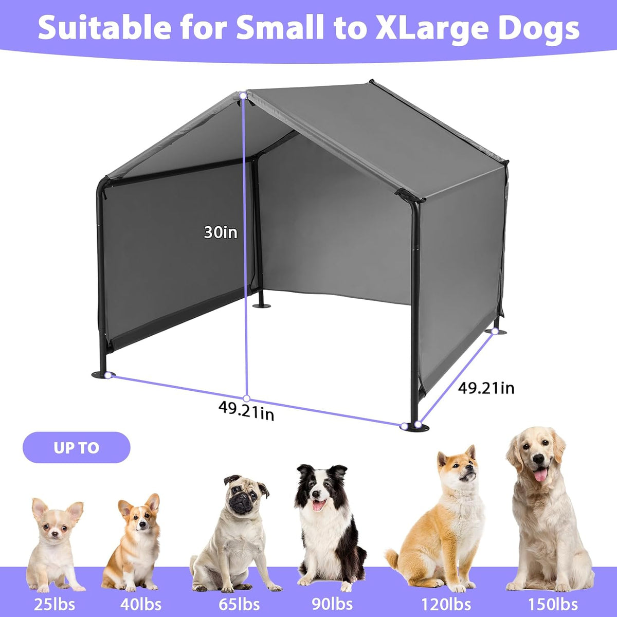 Waterproof Sun Protection Dog Tent U19752