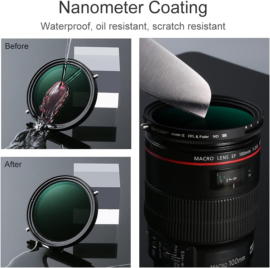 52mm Variable ND and CPL Filter 2 in 1 N7822