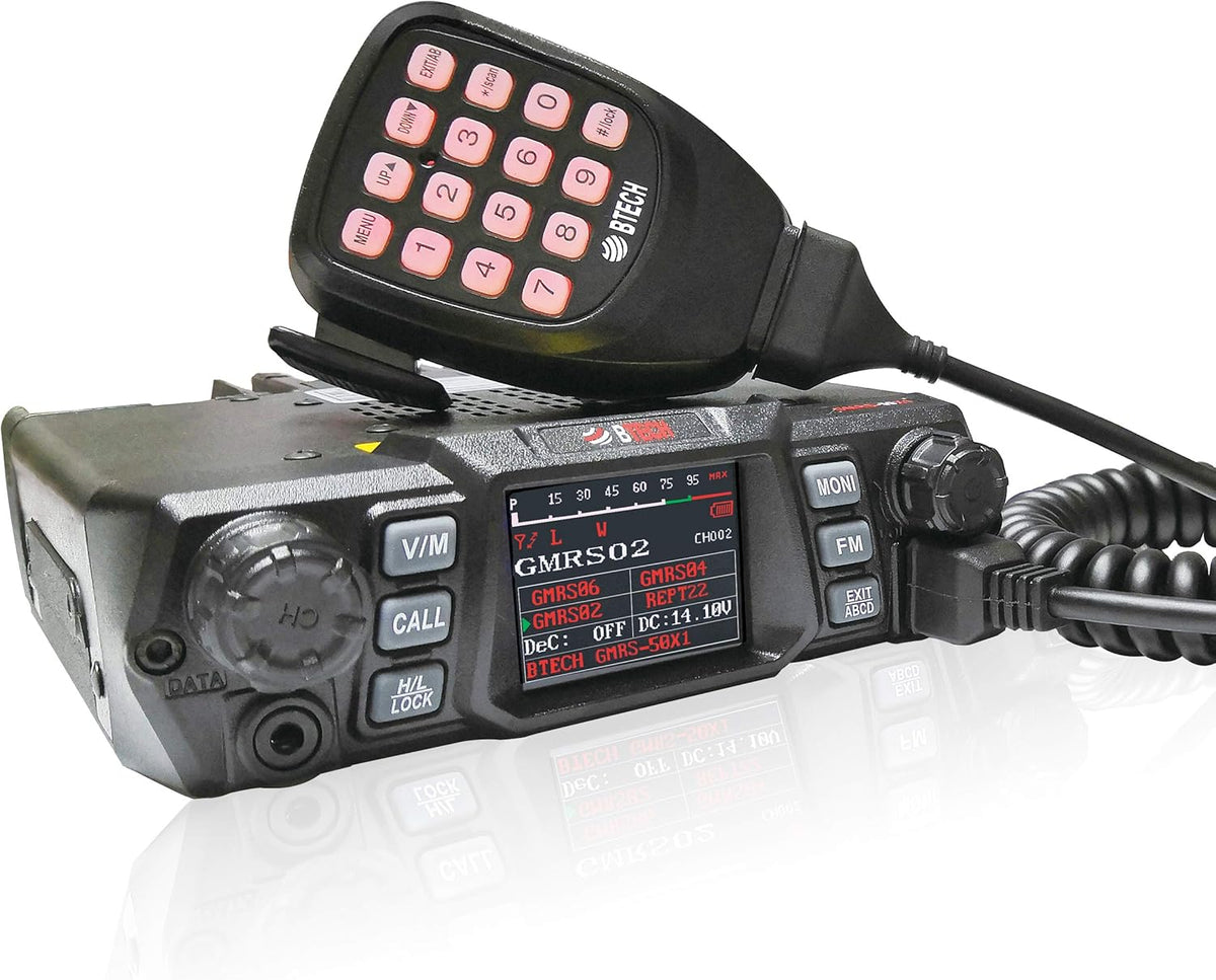 50 Watt GMRS Two-Way Radio with Dual Band Scanning Receiver T802236