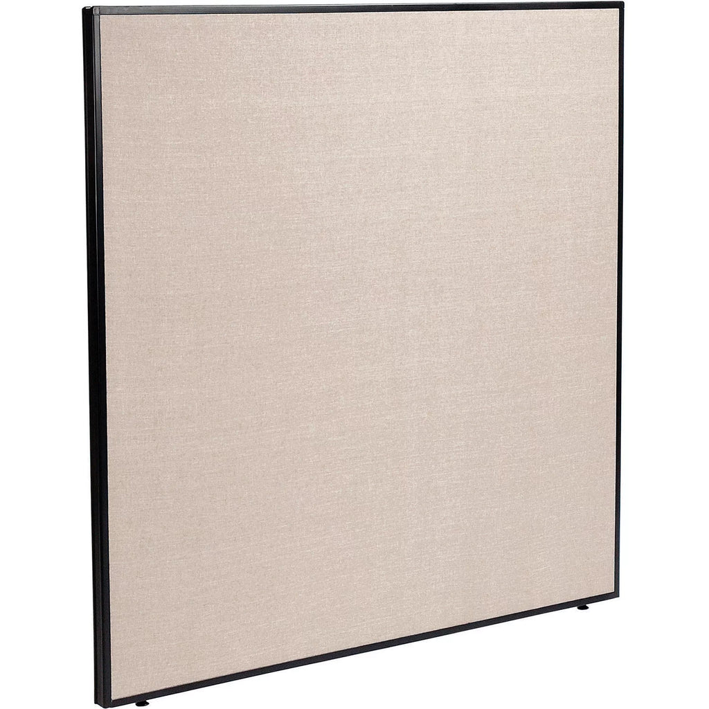 60-1/4"W x 60"H Tan Office Partition Panel H7562