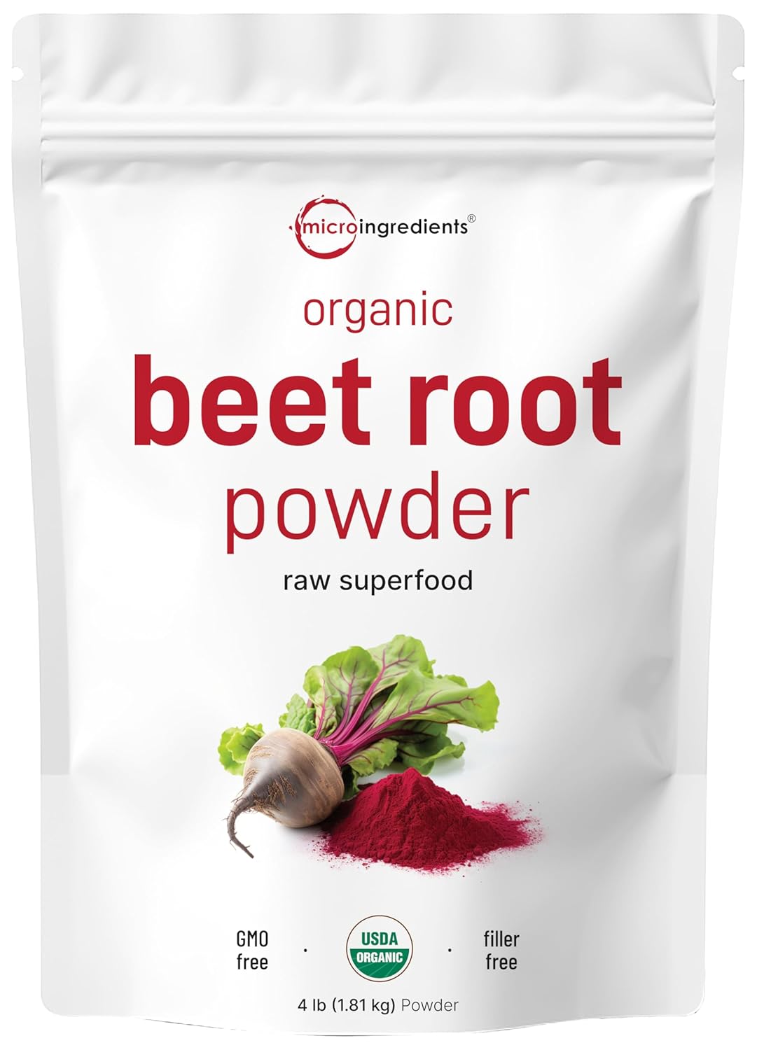 Organic Beet Root Powder, 4 Pounds I9914
