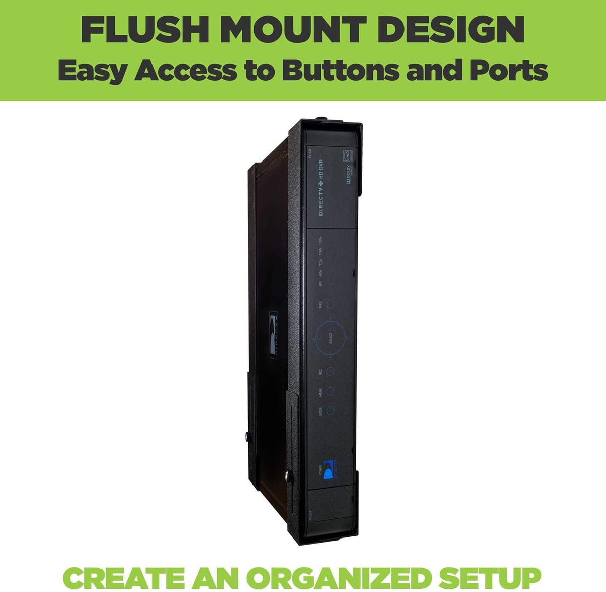 Black Heavy Duty Steel Adjustable Wall Mount O69605