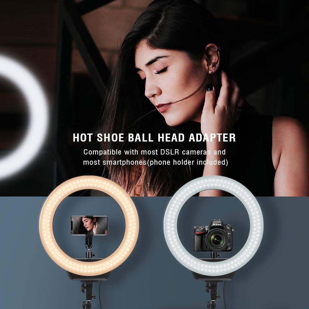 18 inch RGB Ring Light with Tripod Stand M763