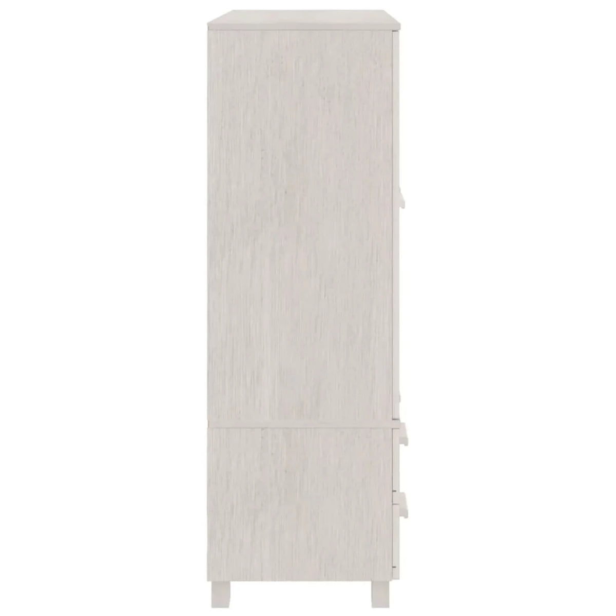 Pine Wood Wardrobe with Doors and Drawers W95586