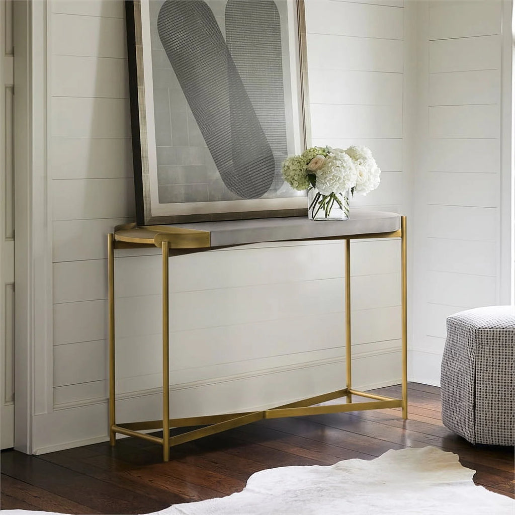 Modern Metal Concrete Console Table U11122