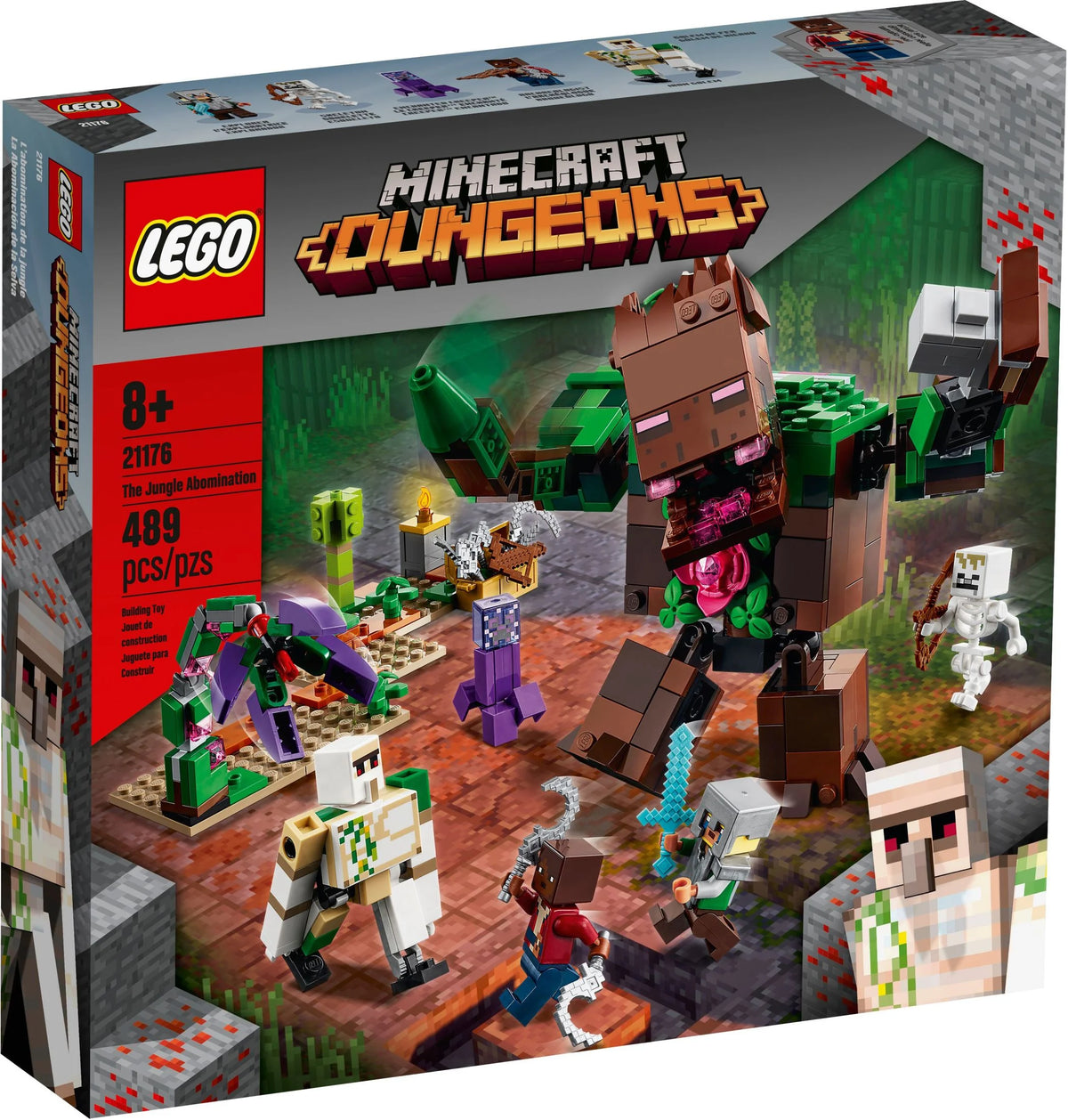 Minecraft Building Toy Playset 487 Pieces P4867