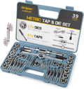39 Piece Metric Tap & Die Set with Screw Pitch Gauge in Tray Case T750279