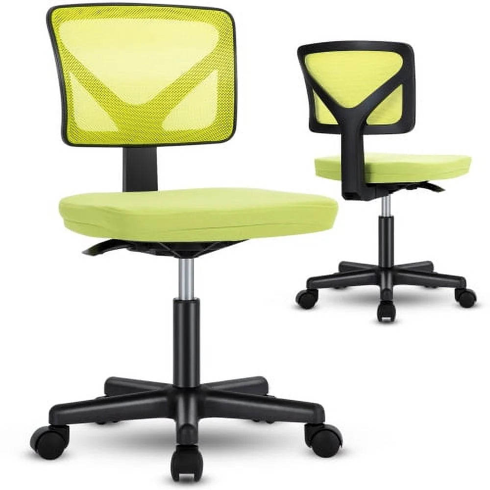 Armless Desk Chair with Lumbar Support T7171