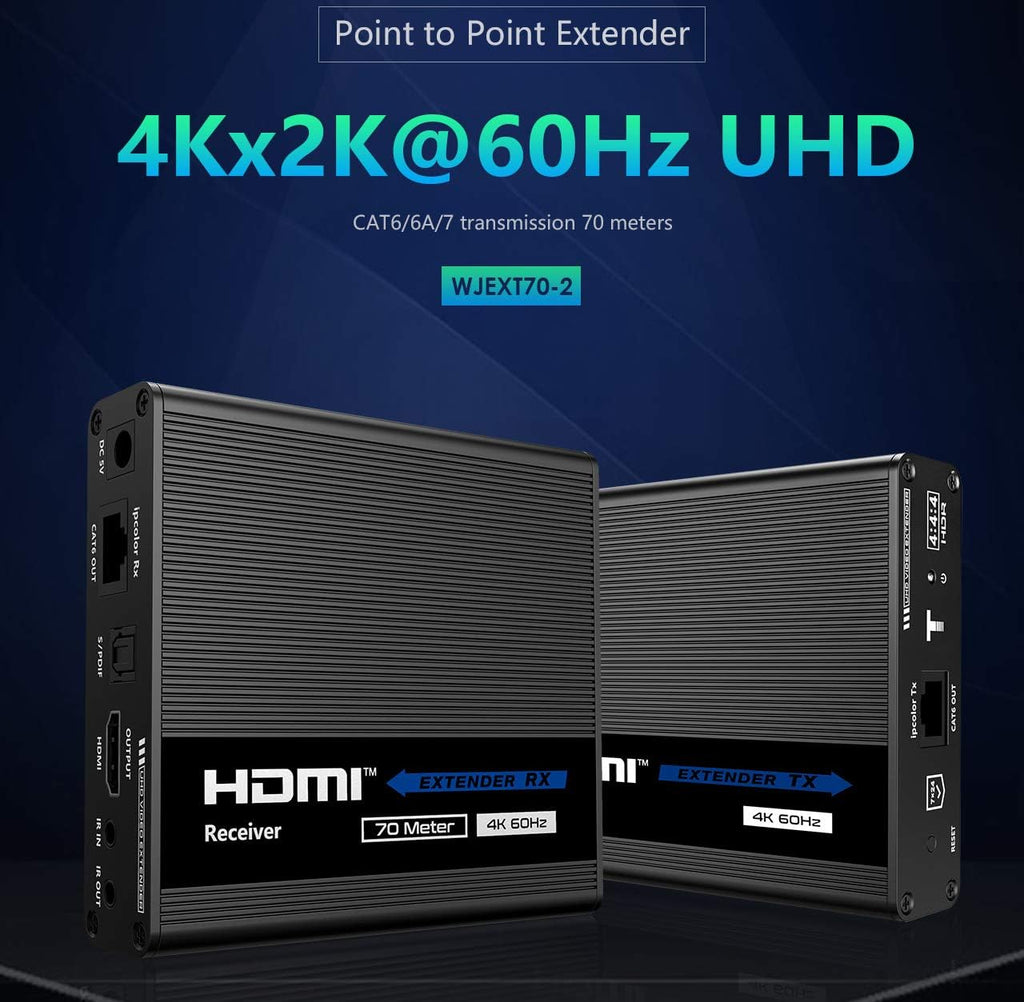 4K@60Hz Cascadable HDMI Extender (KVM) V52870