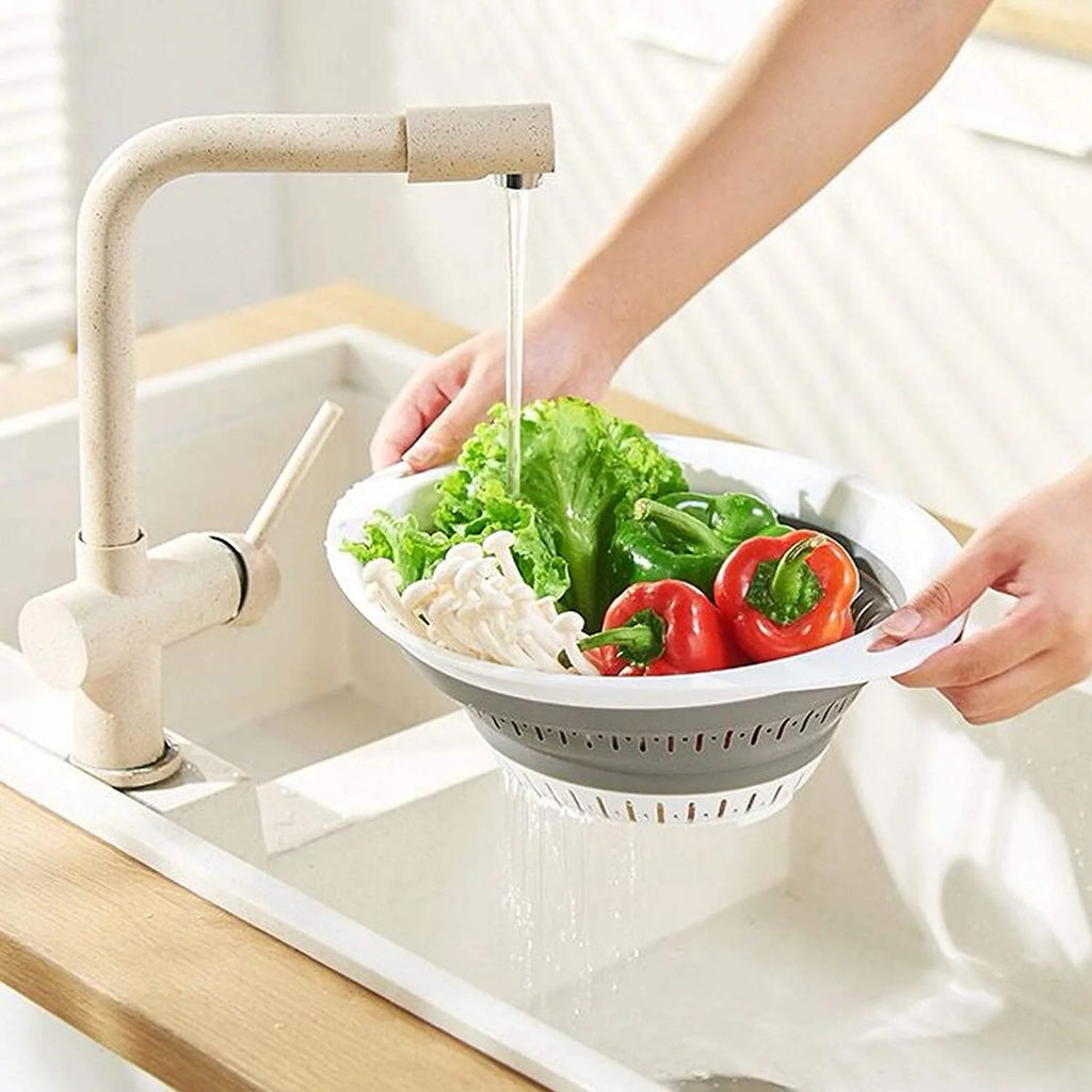 Collapsible Silicone Strainer Set of 2 A82461