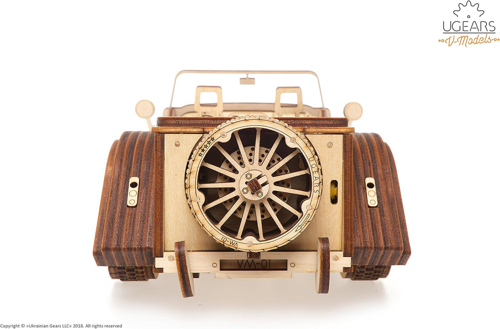 3-D Wooden Puzzle Roadster E871459