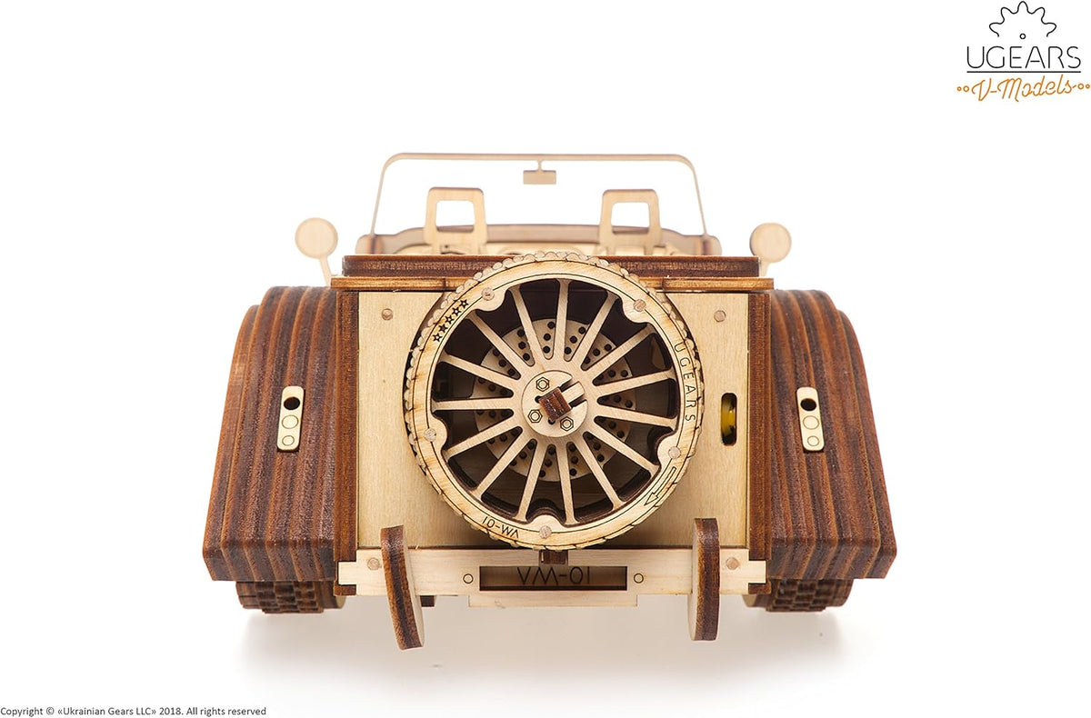 3-D Wooden Puzzle Roadster E871459