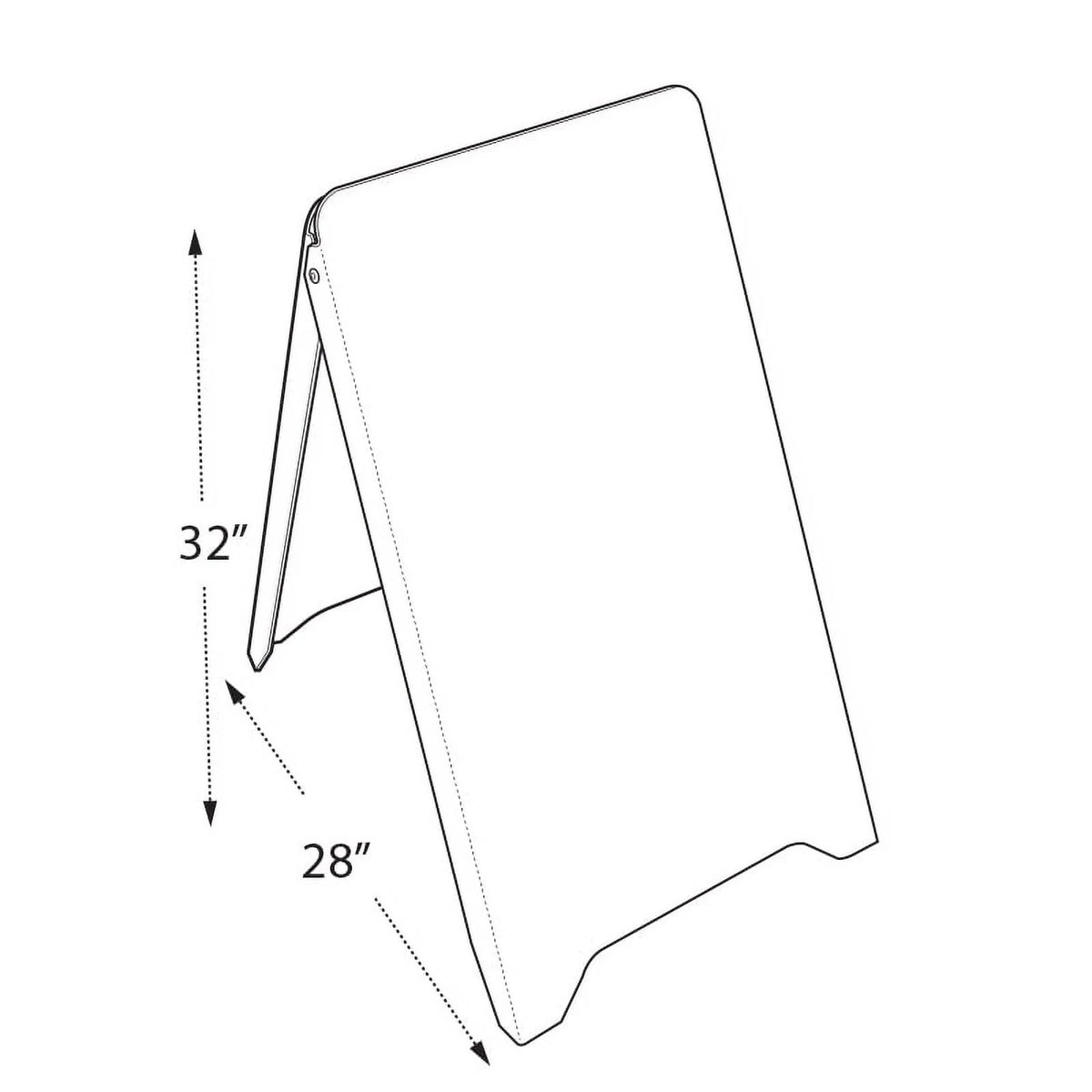 White Double Sided Write-On Sidewalk Board V436444