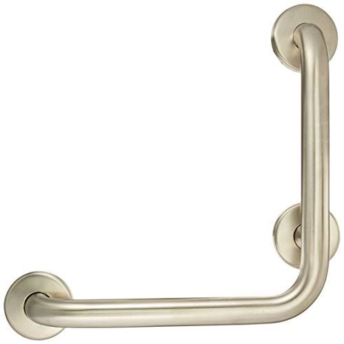 Silver L-Shaped Bathroom Safety Bar H553