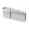Polished Chrome Pivot Hinge with Attached U-clamp U20805