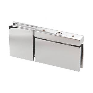 Polished Chrome Pivot Hinge with Attached U-clamp U20805
