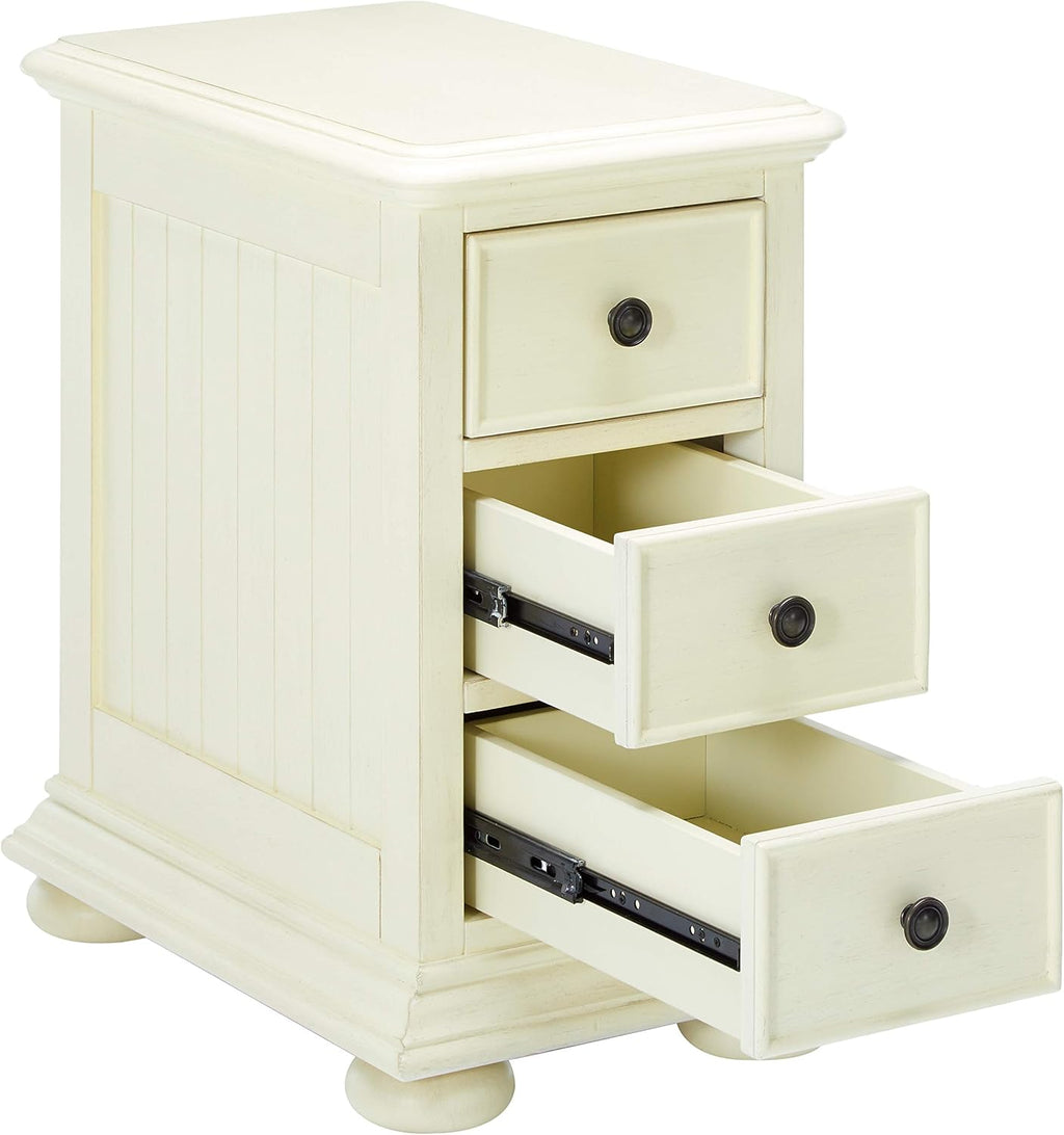 White Accent Chest Cabinet V909577