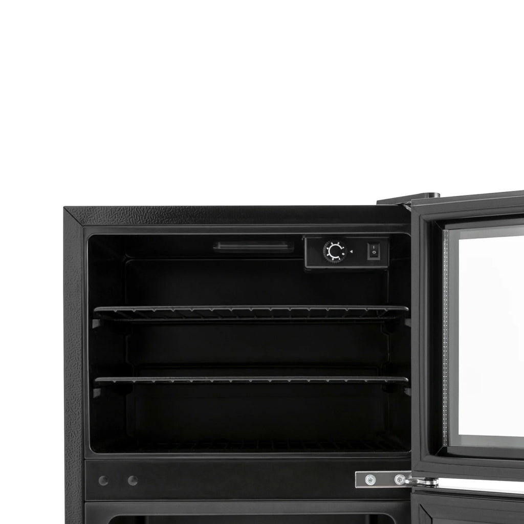 34 Inch Dual Zone Wine Cooler Beverage Refrigerator U119809