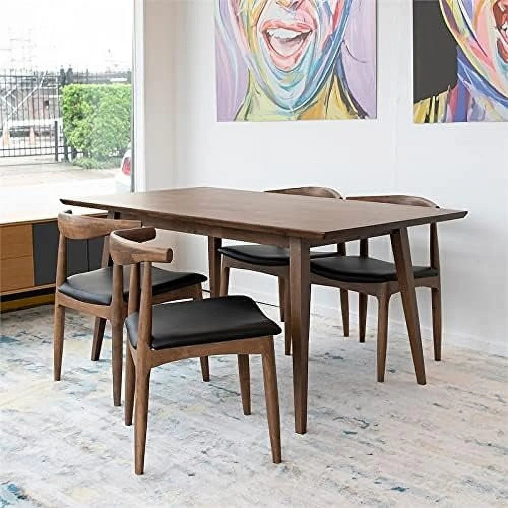47 Inch Brown Walnut Dining Table K133