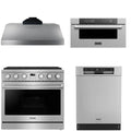 36 Gas Range, Range Hood, Dishwasher and Microwave D526682
