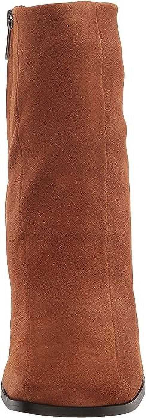 Frontier Brown Leather Block Heel Boots W566443
