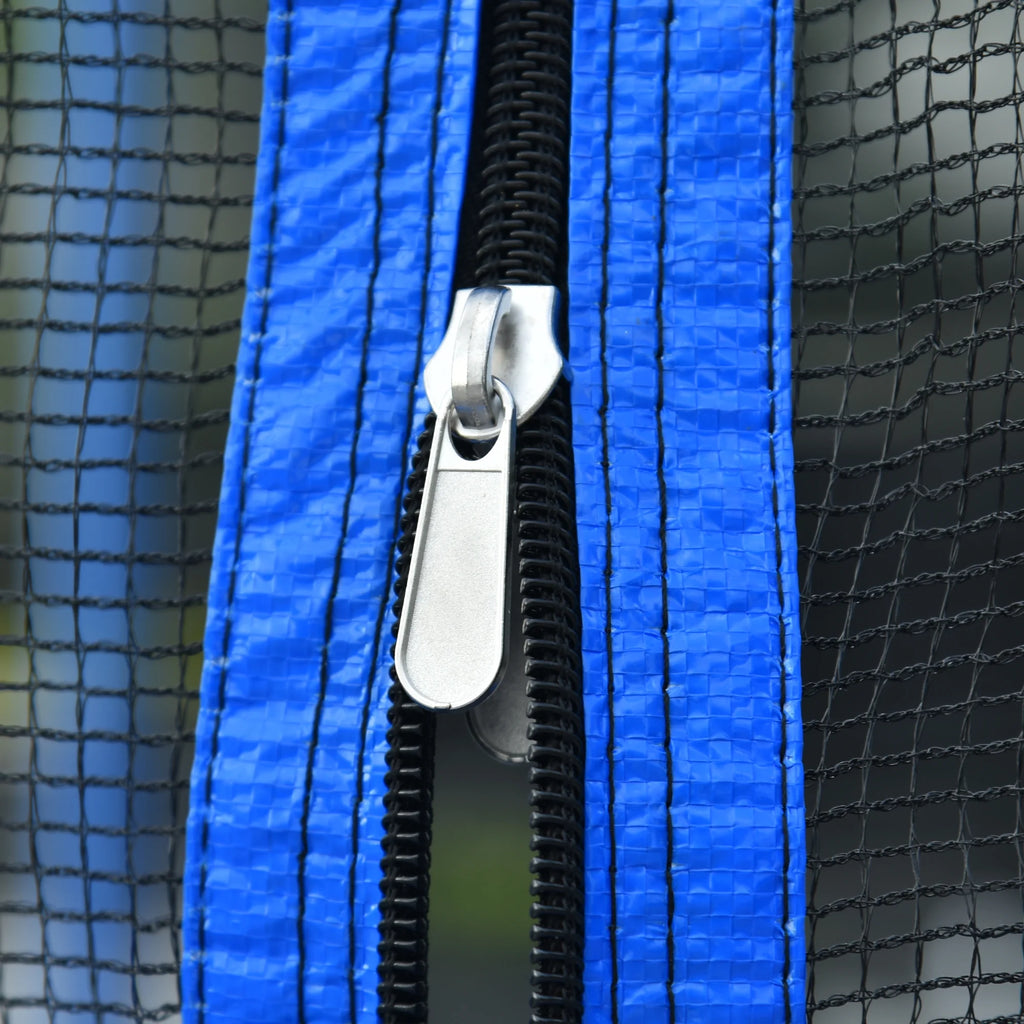 14FT Trampoline with Basketball Hoop, Safety Enclosure Net, and Ladder A764772