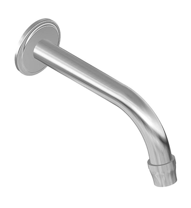 Polished Nickel Wall Mount Tub Spout B4245