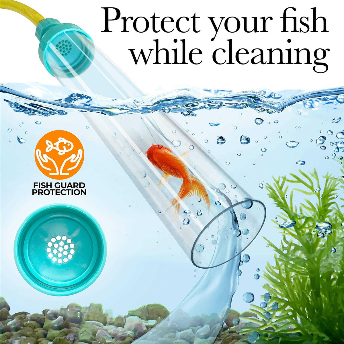 Aquarium Gravel Cleaner with Water Control Valve S22632