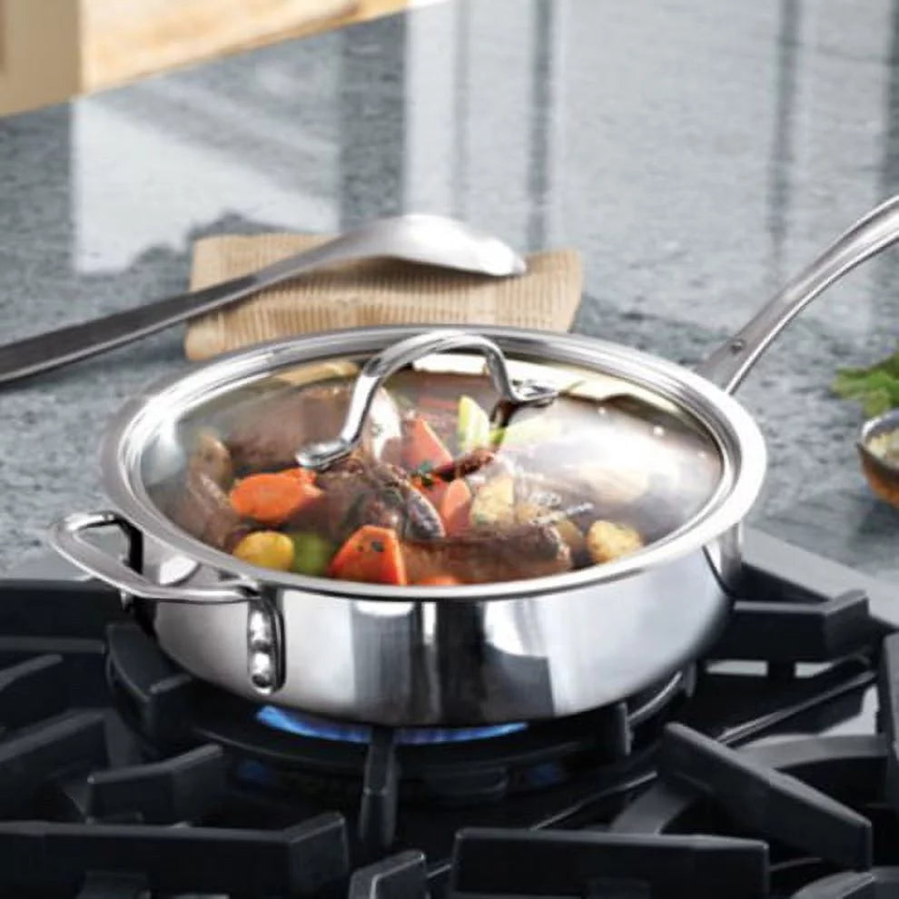 Stainless Steel 3-qt. Saute Pan S3335
