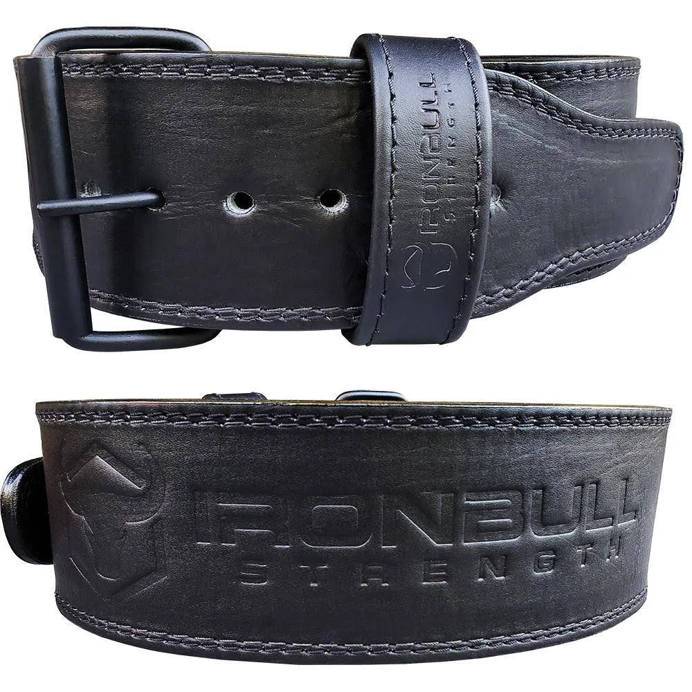 Black 2XL Leather Powerlifting Belt V92589