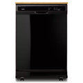 Black Front Control Heavy-Duty Portable Dishwasher with 12-Place Settings Q795608