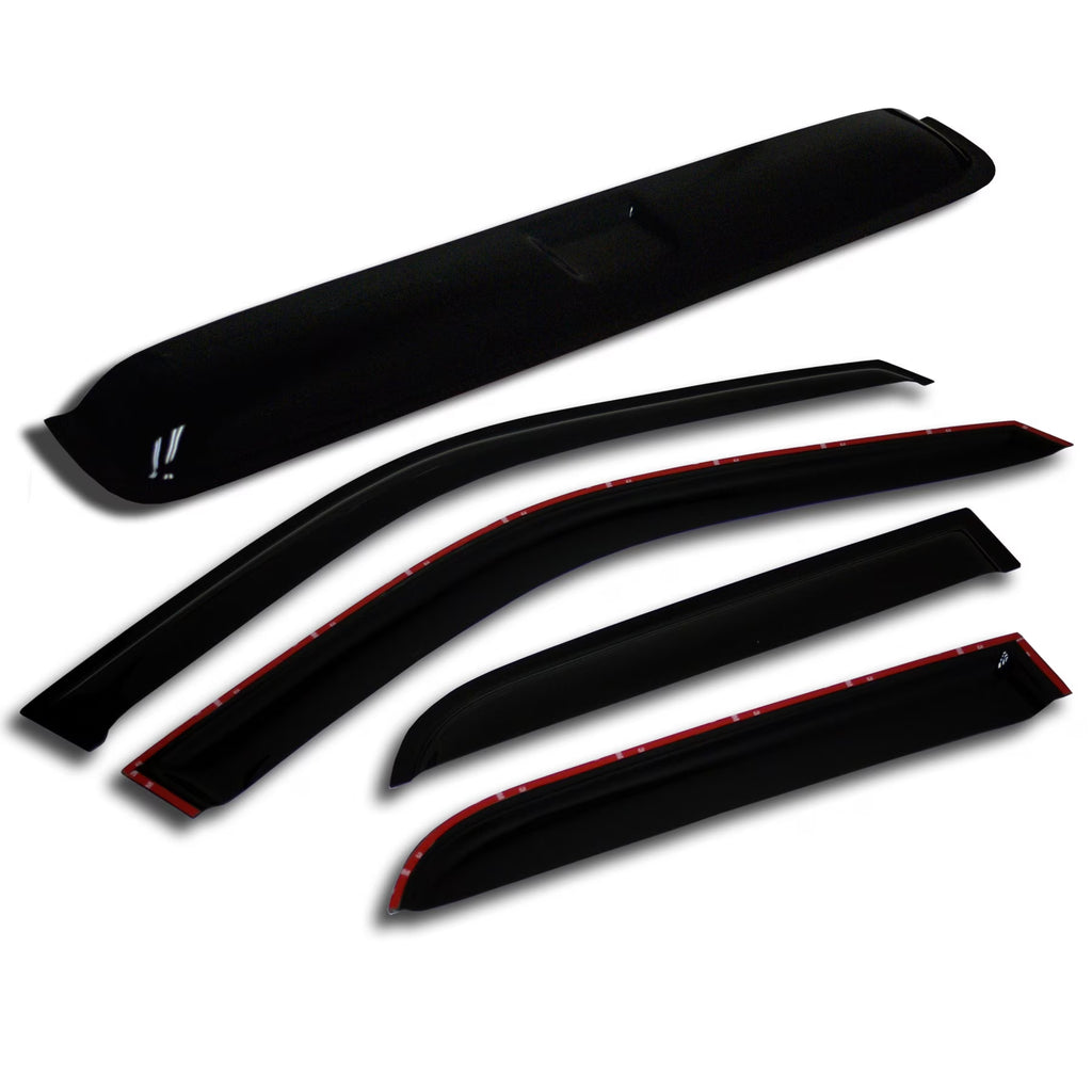 Window Visor and Sunroof Type 2 Outside Mount 5 Pcs Set F965875