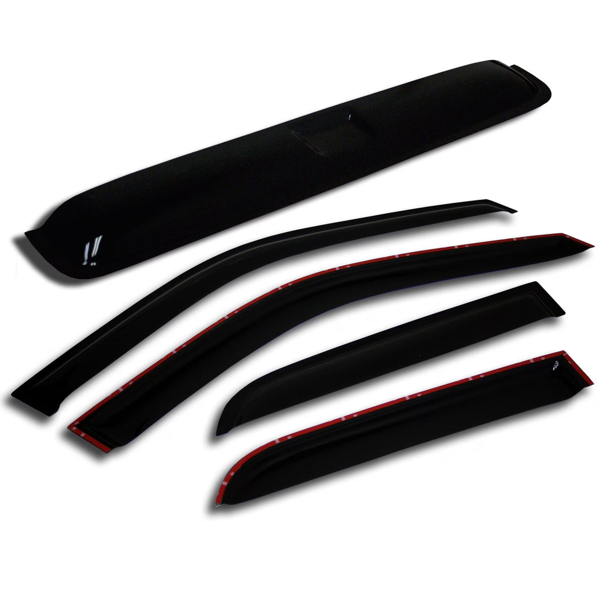 Window Visor and Sunroof Type 2 Outside Mount 5 Pcs Set F965875