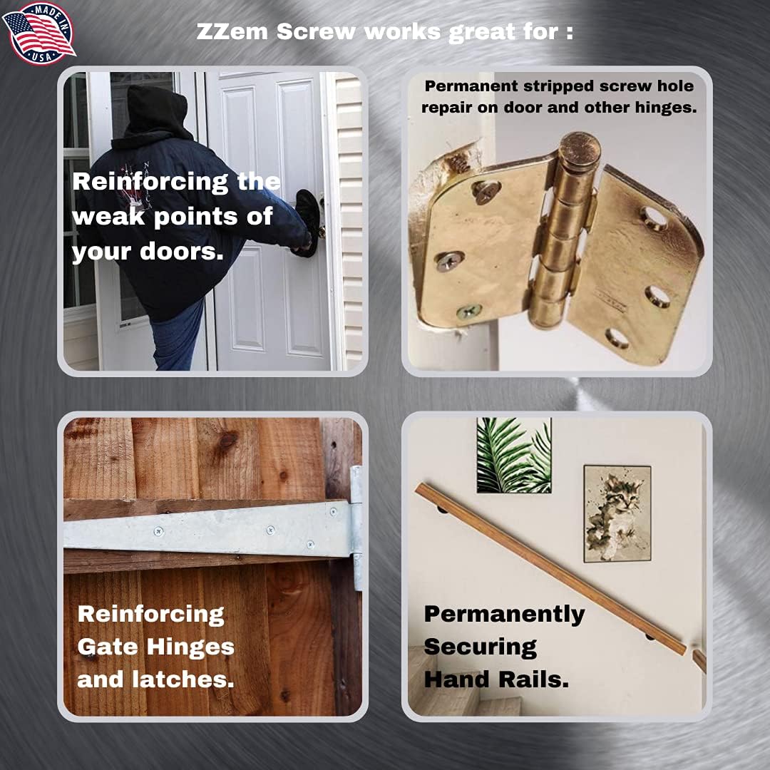 12 Pack Door Hinge Screw Hole Repair Kit G692344