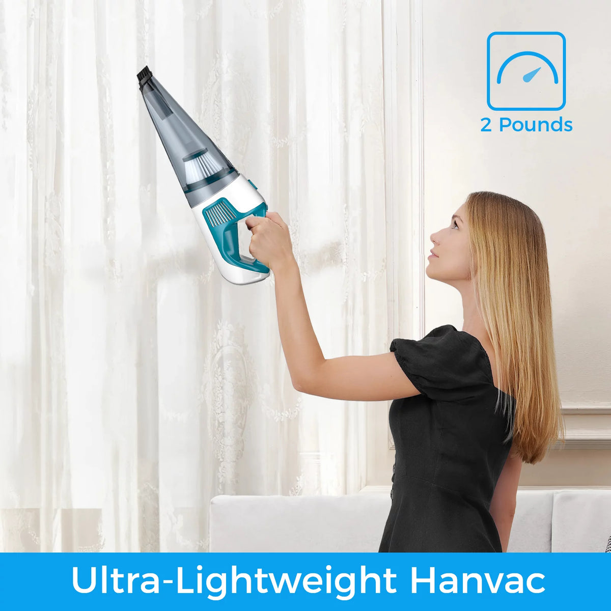 Handheld Cordless Vacuum with 8.5Kpa Cyclonic Suction Y542