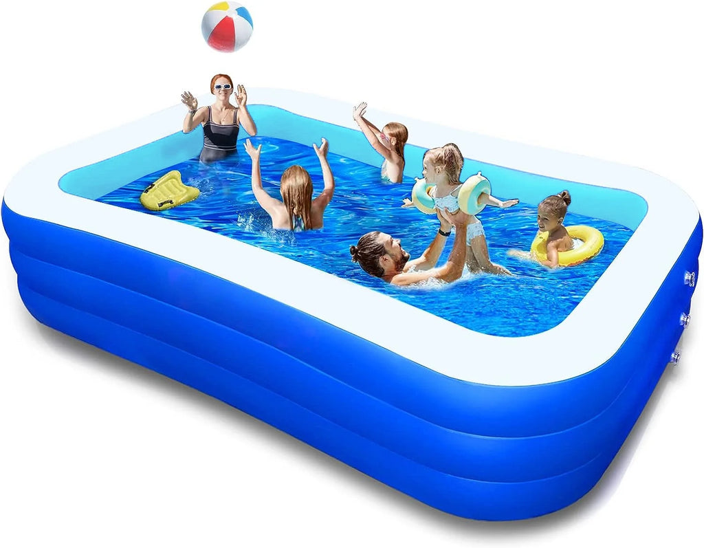 Inflatable Pool 118 X 68 X 22 Oversized Thickened N29343