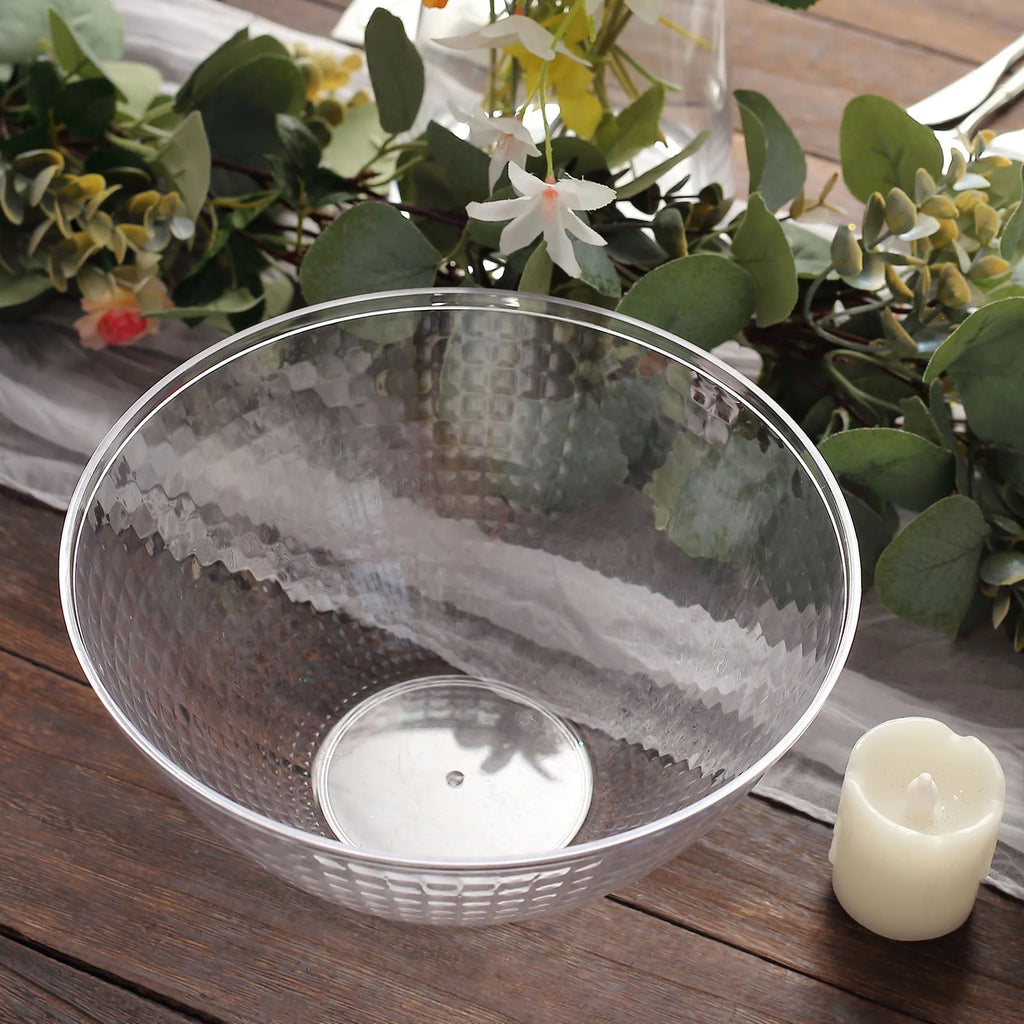 Clear 2qt Disposable Plastic Punch Bowl U574019