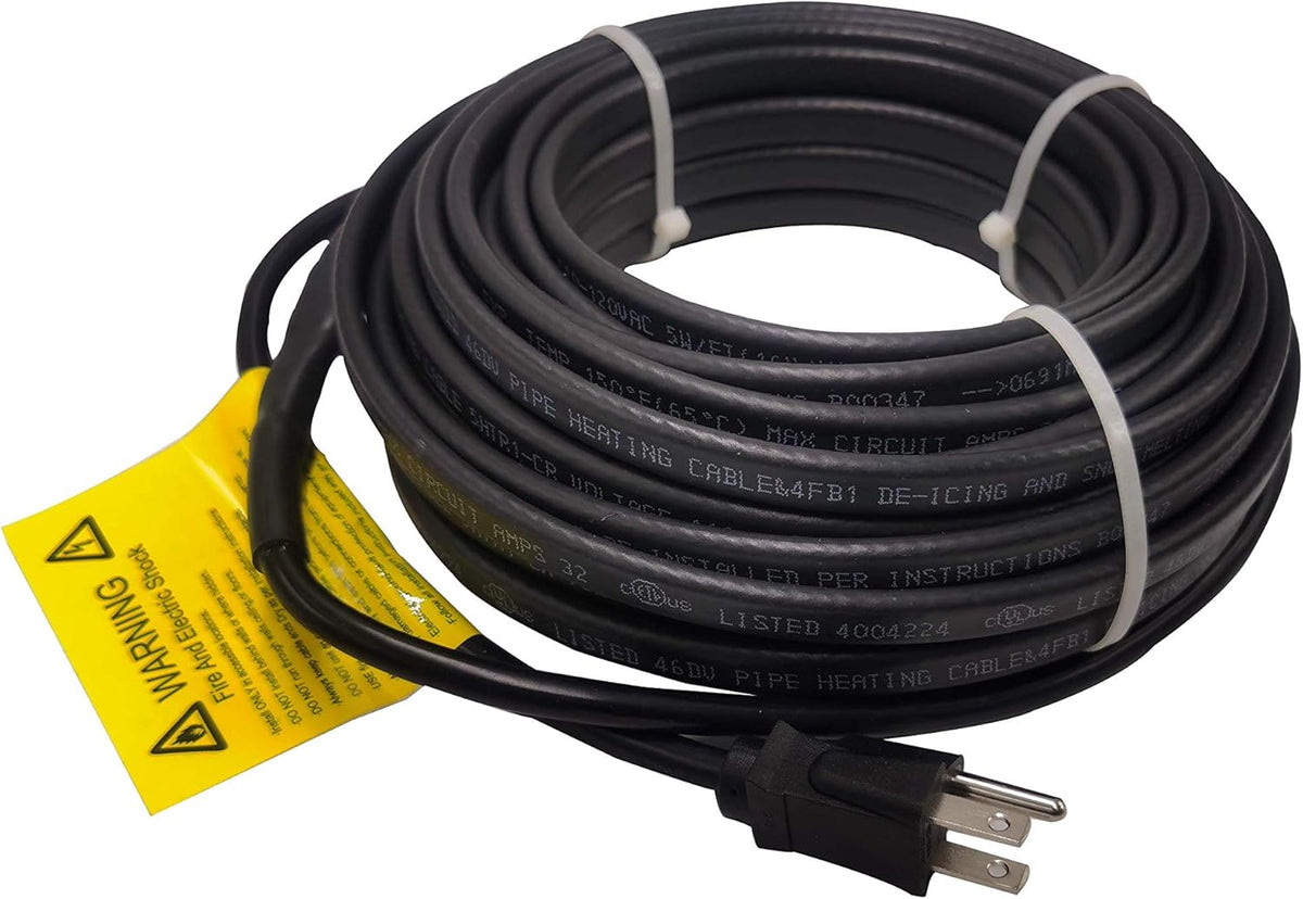 Self Regulating Heating Cable, 50-feet, 120V D739