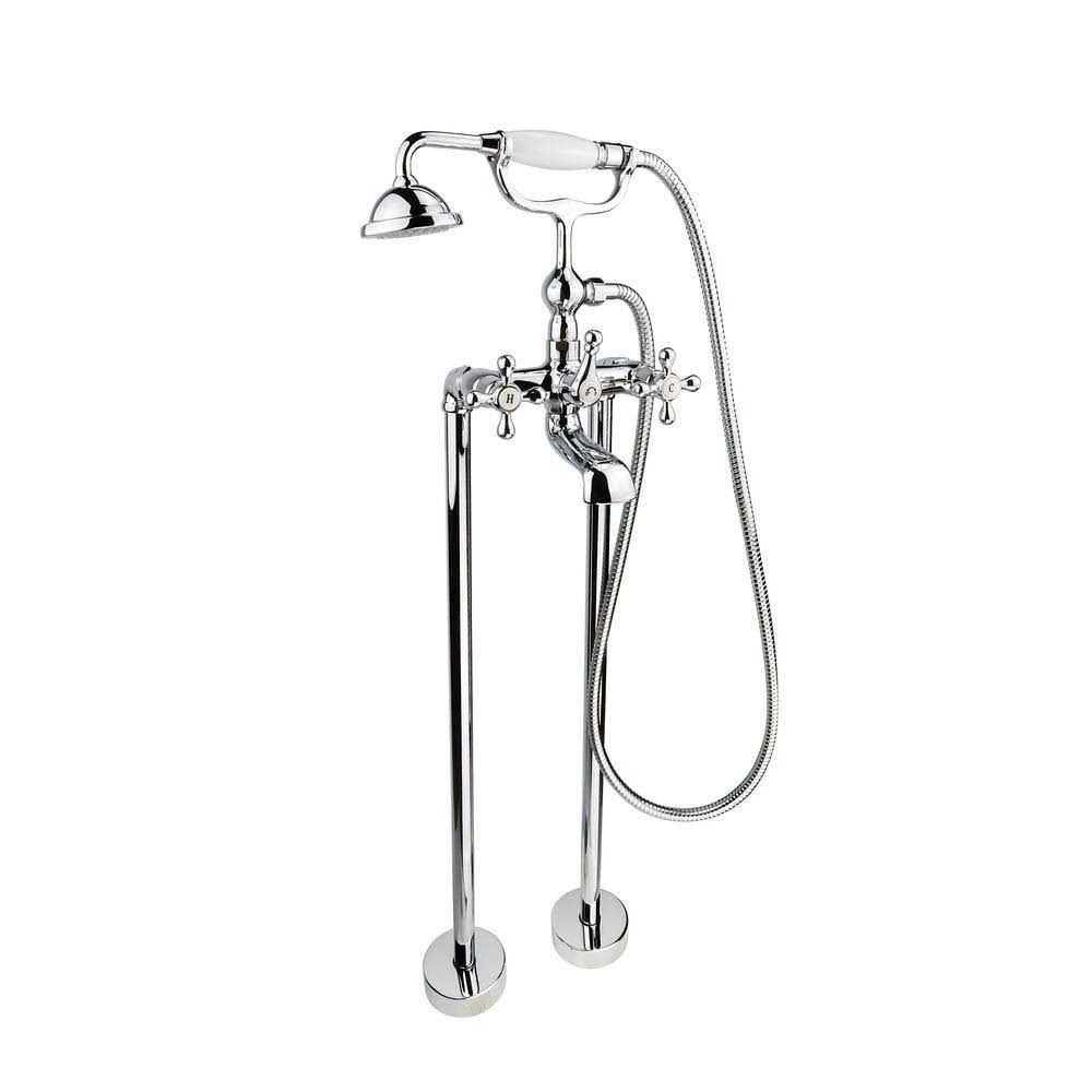 Freestanding Tub Filler Faucet with Hand Shower D67495