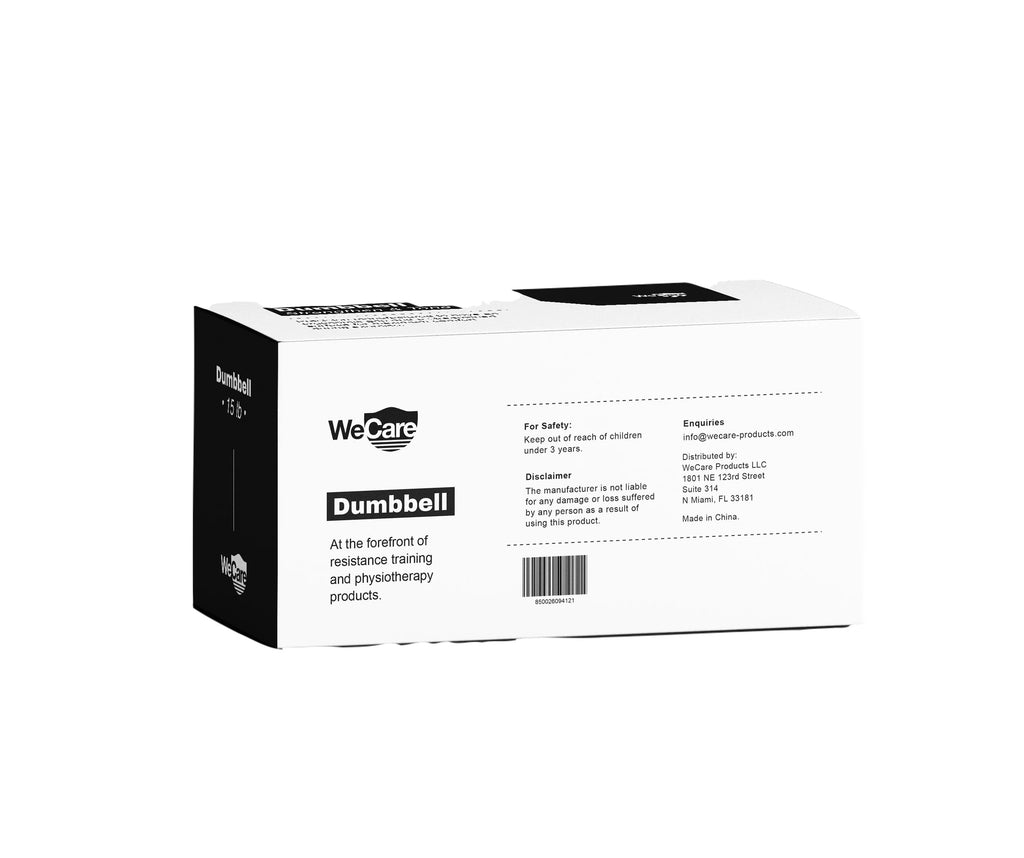 15lb Neoprene Dumbbell Pair Black M680