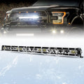 20 inch Single Row LED Light Bar Spot Flood Combo Beam 12V 24V Off Road Work Light Pack of 2 V1467