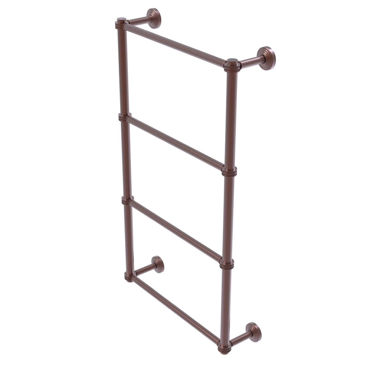 Antique Copper 24 inch 4 Tier Ladder Towel Bar B938015