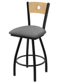 Swivel Counter Stool with Black Wrinkle Finish L3864