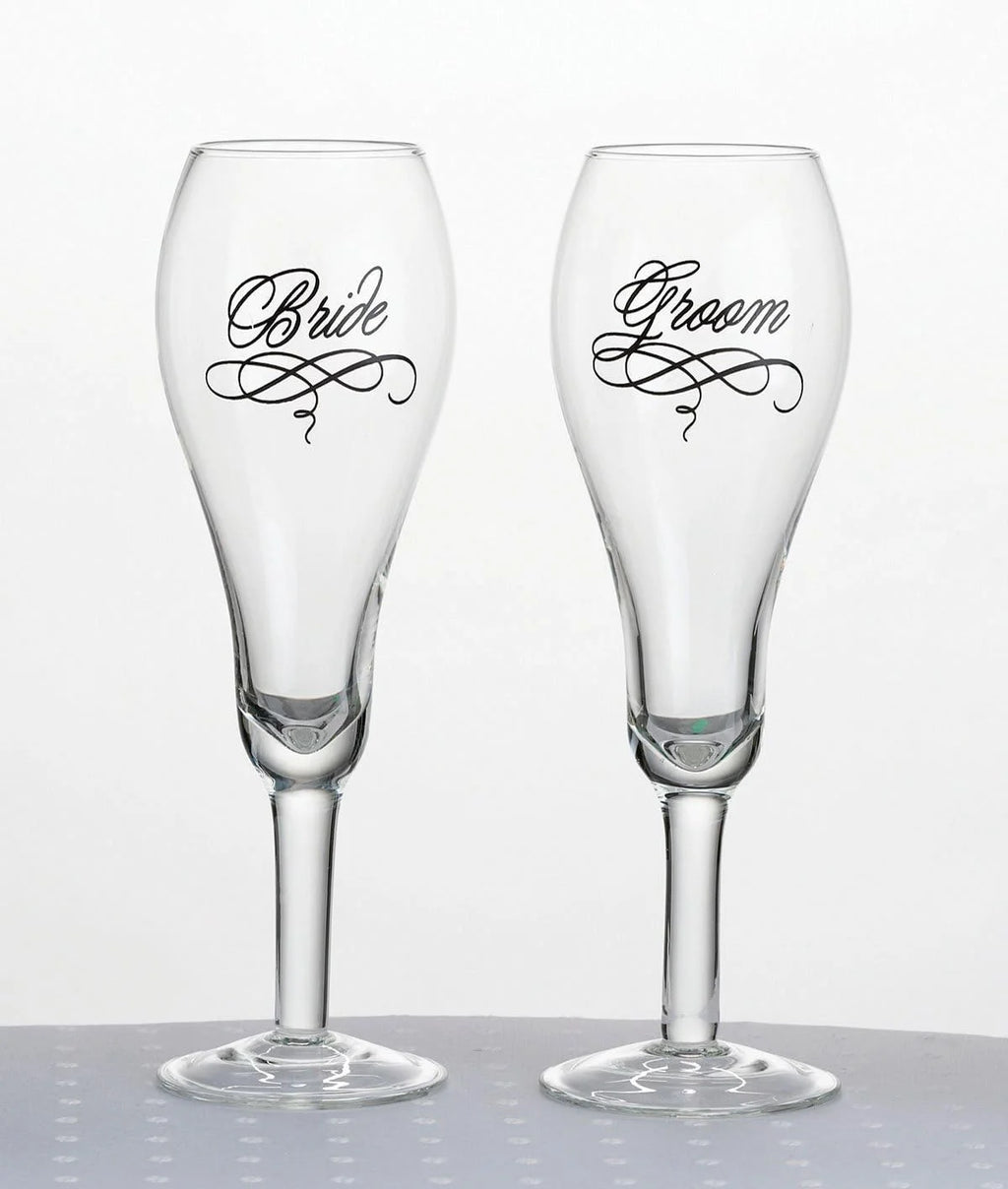 Clear Wedding Toasting Glasses H680005