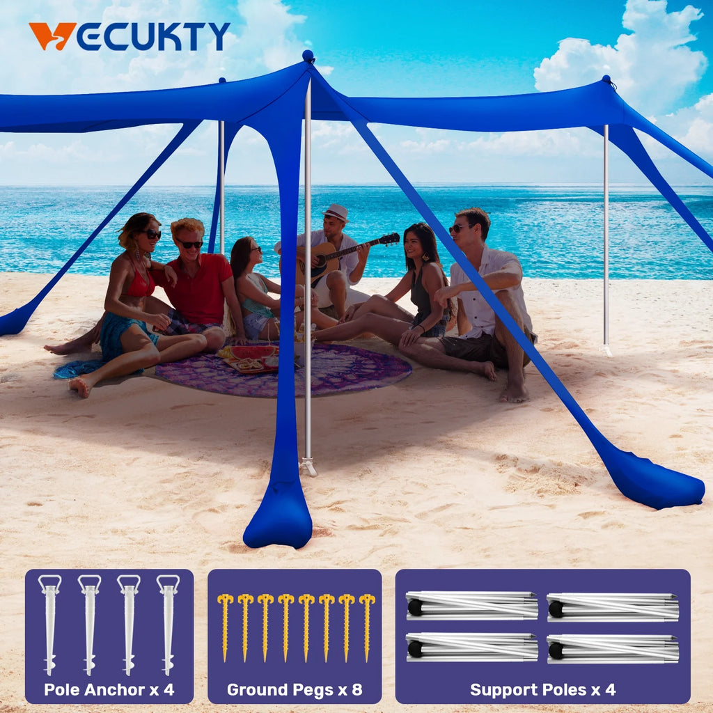 10x10ft Beach Canopy Sun Shelter X333